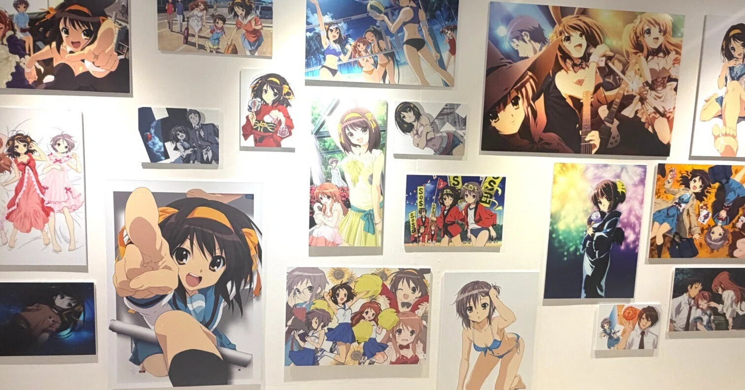 涼宮ハルヒの憂鬱 SOS展 ハルヒ展 ハルヒ 長門有希のアクリル眼鏡置き