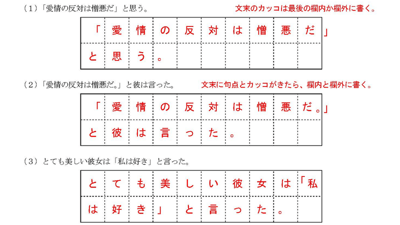 15 原稿用紙の使い方 ao教師 Note 15 原稿用紙の使い方 ao教師 Note