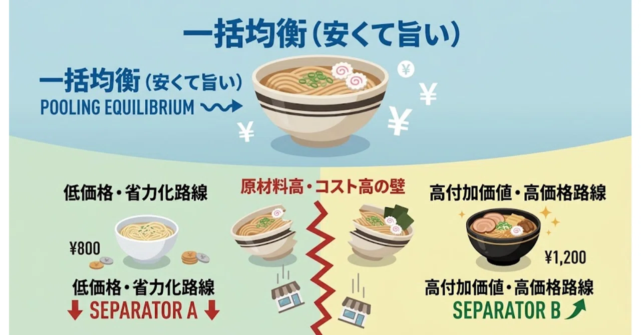 The Collapse of Pooling Equilibrium and the Ordeal of Ramen Shops｜動員型国家の超克