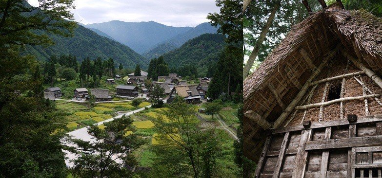 蟲師』のモデルになった世界遺産の白川郷と相倉合掌造り集落の