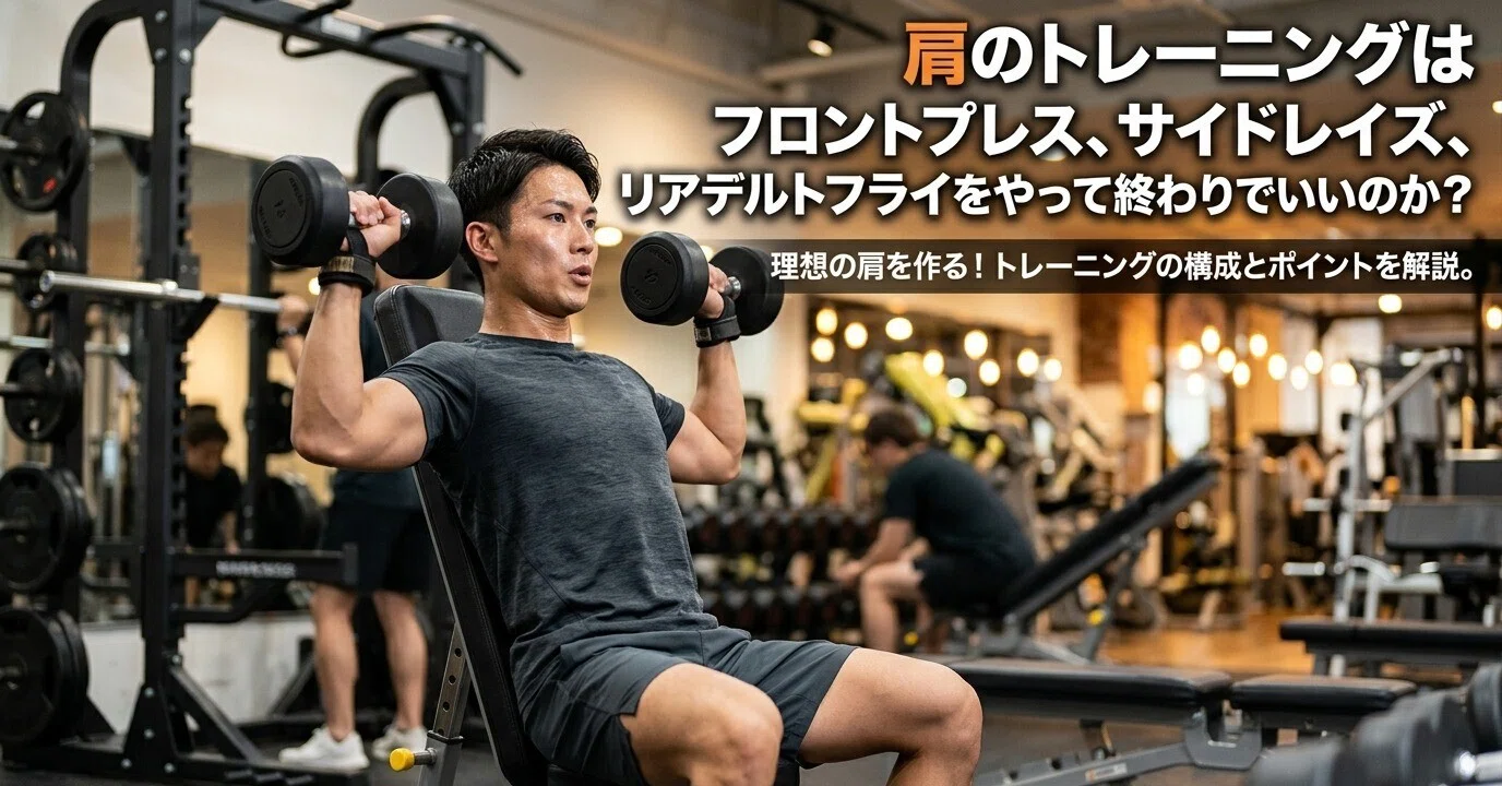 Is it enough to just do shoulder press, side lateral raise, and