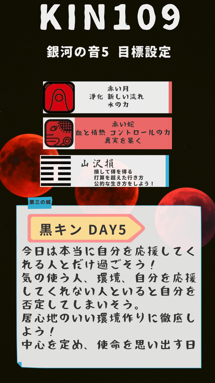 Kin109 黒キン 珠里 マヤ暦で本当の私に Note Kin109 黒キン 珠里 マヤ暦で本当の私に Note