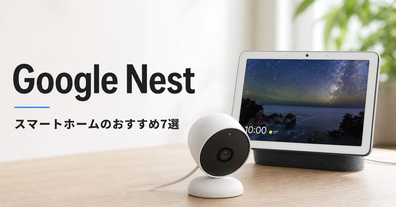 Google Nestスマートホームのおすすめ7選 カメラ・ドアベルから
