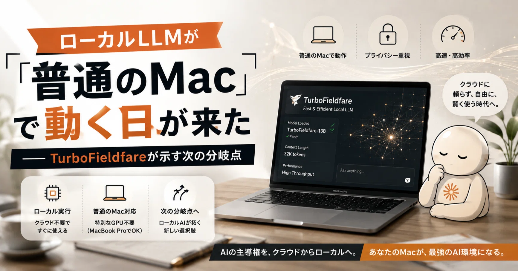 ローカルLLMが「普通のMac」で動く日が来た——TurboFieldfareが示す次の