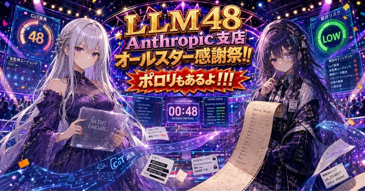 LLM48 Anthropic Branch All-Star Thanksgiving Festival!!｜黒い黒パグ
