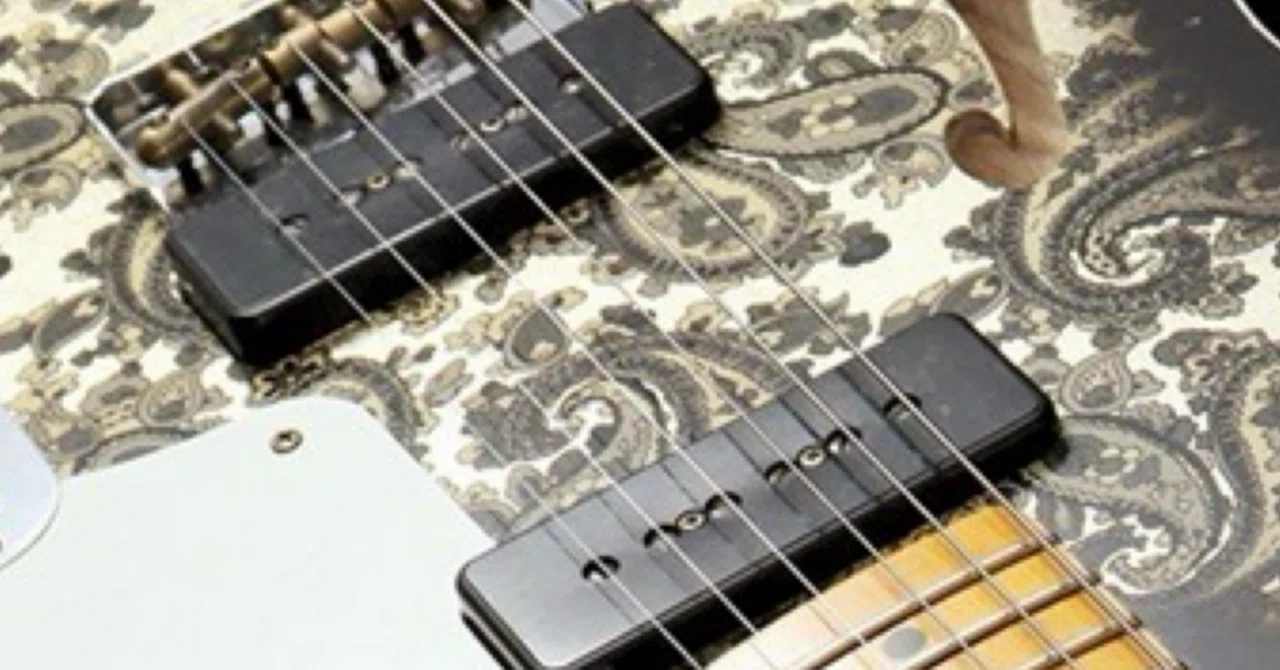 Fender Custom Shop 2022 Limited Edition Dual P90 Black Paisley