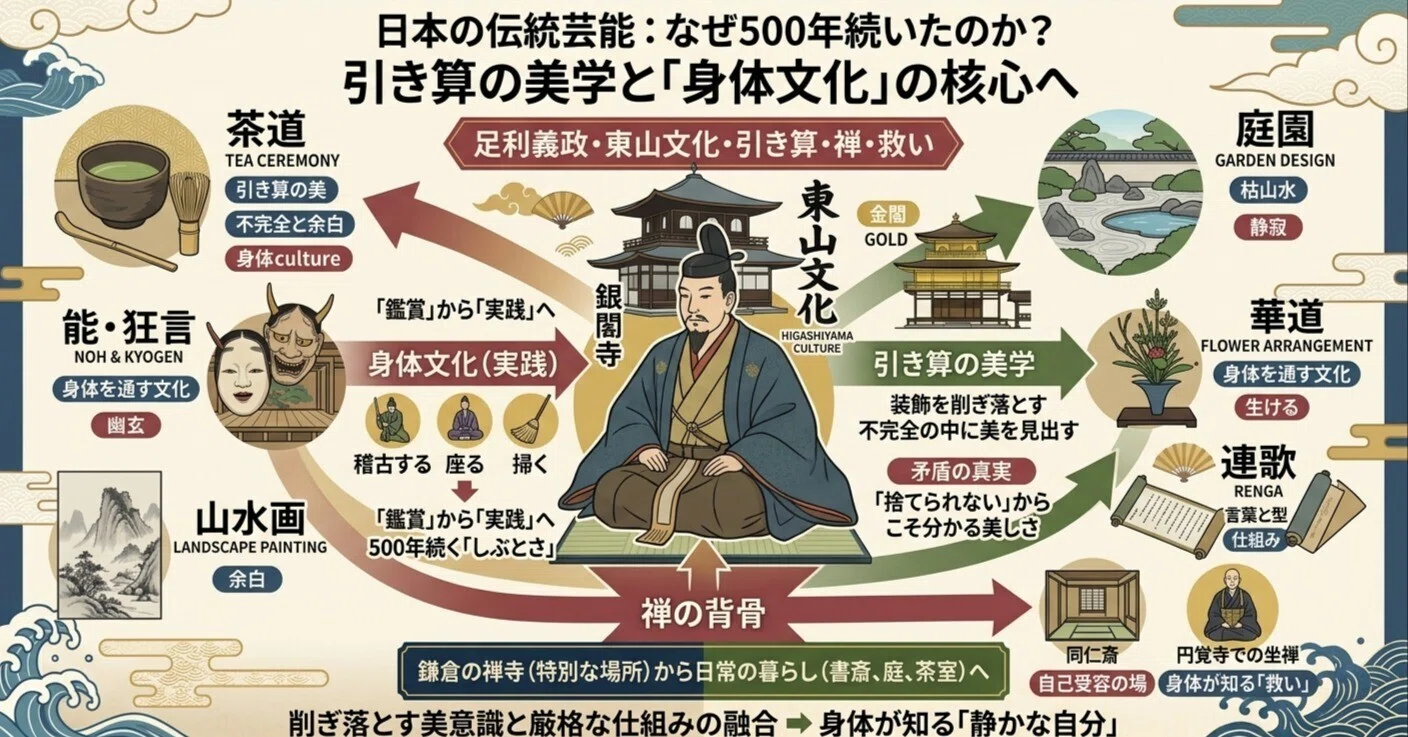 禅】捨てられなかった男の禅──東山文化のOSとしての仏教｜齊藤潤