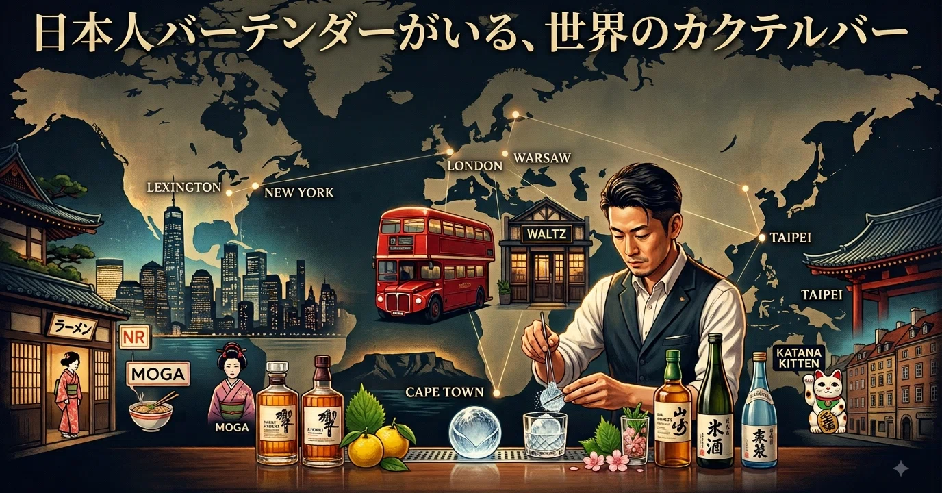 日本人バーテンダーがいる、世界のカクテルバー｜ロードトリップUSA