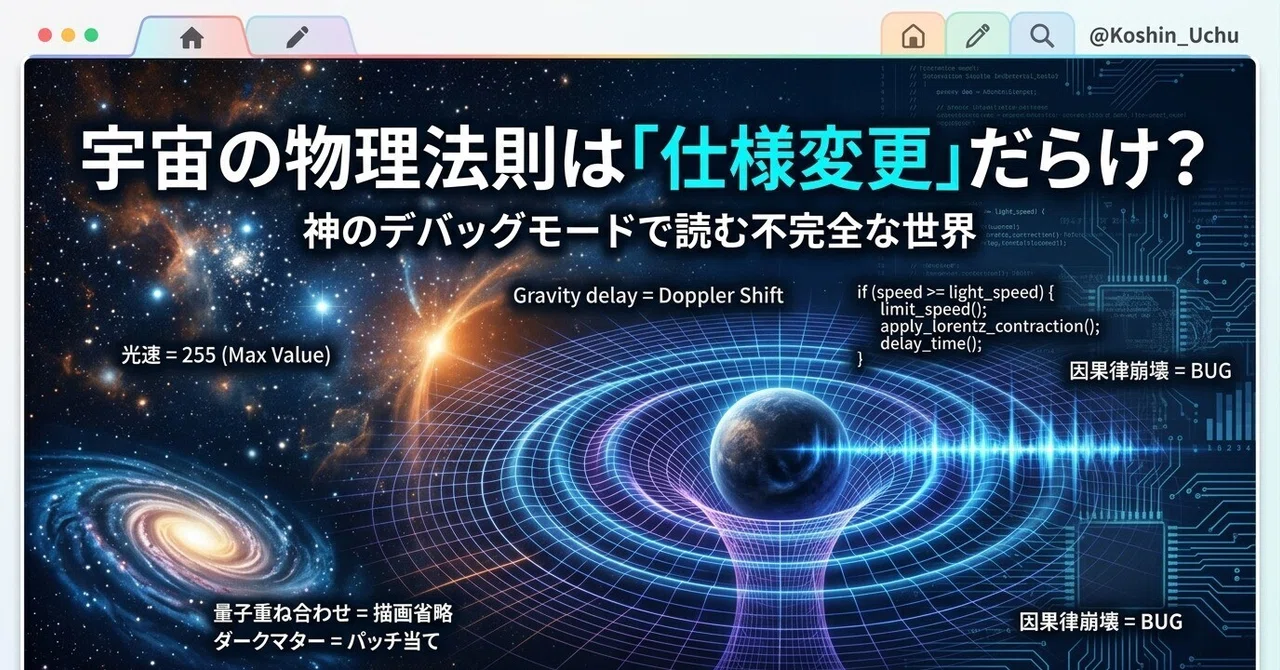 この宇宙、たぶん「分子〜恒星系」以外は手抜き実装されてる|ネネフシ
