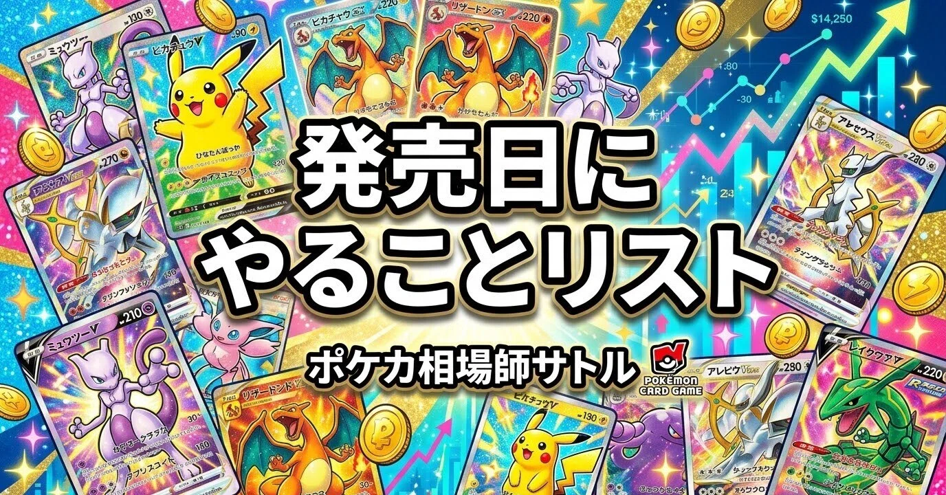 ポケカ 9月16日、発売日にやることリスト｜買う日ではなく見る日にする