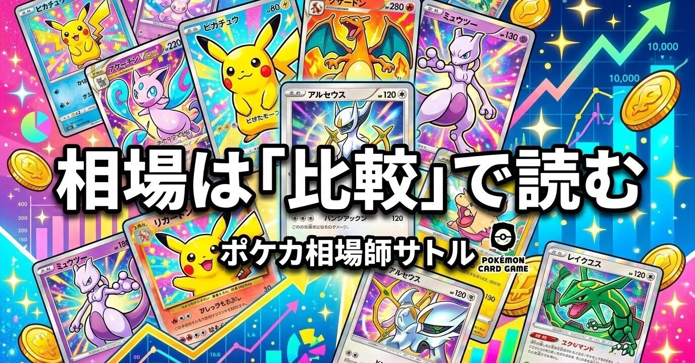 ポケカ 相場は「比較」で読む｜メガリザードンXexという物差しの使い方