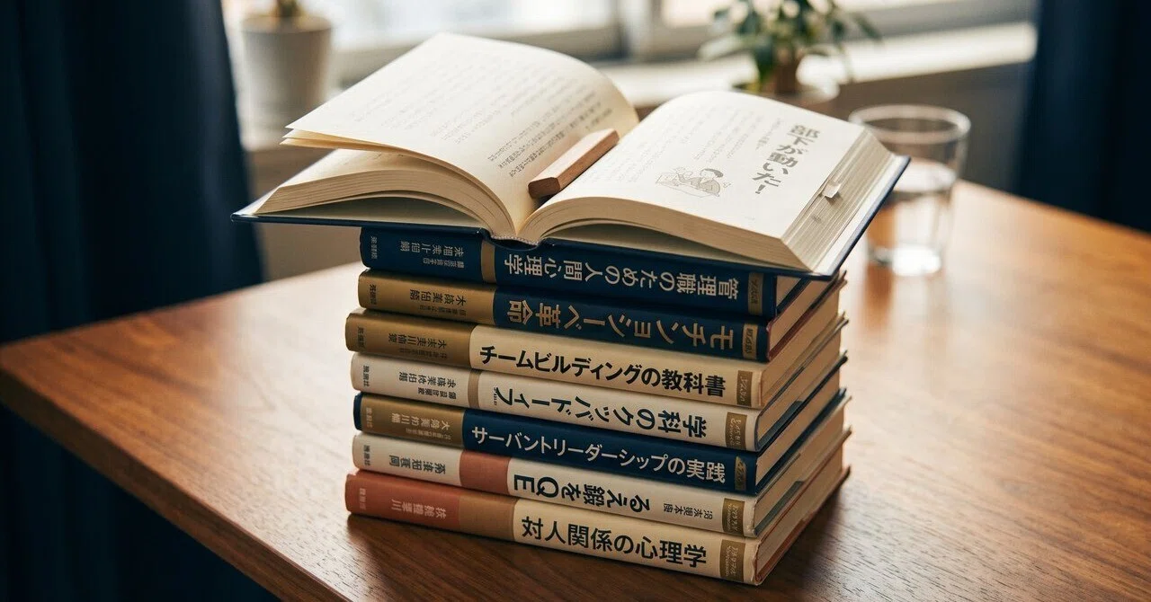 部下が動いた50代管理職の本棚｜経営書ゼロの心理学8冊｜ひろと@人生hack