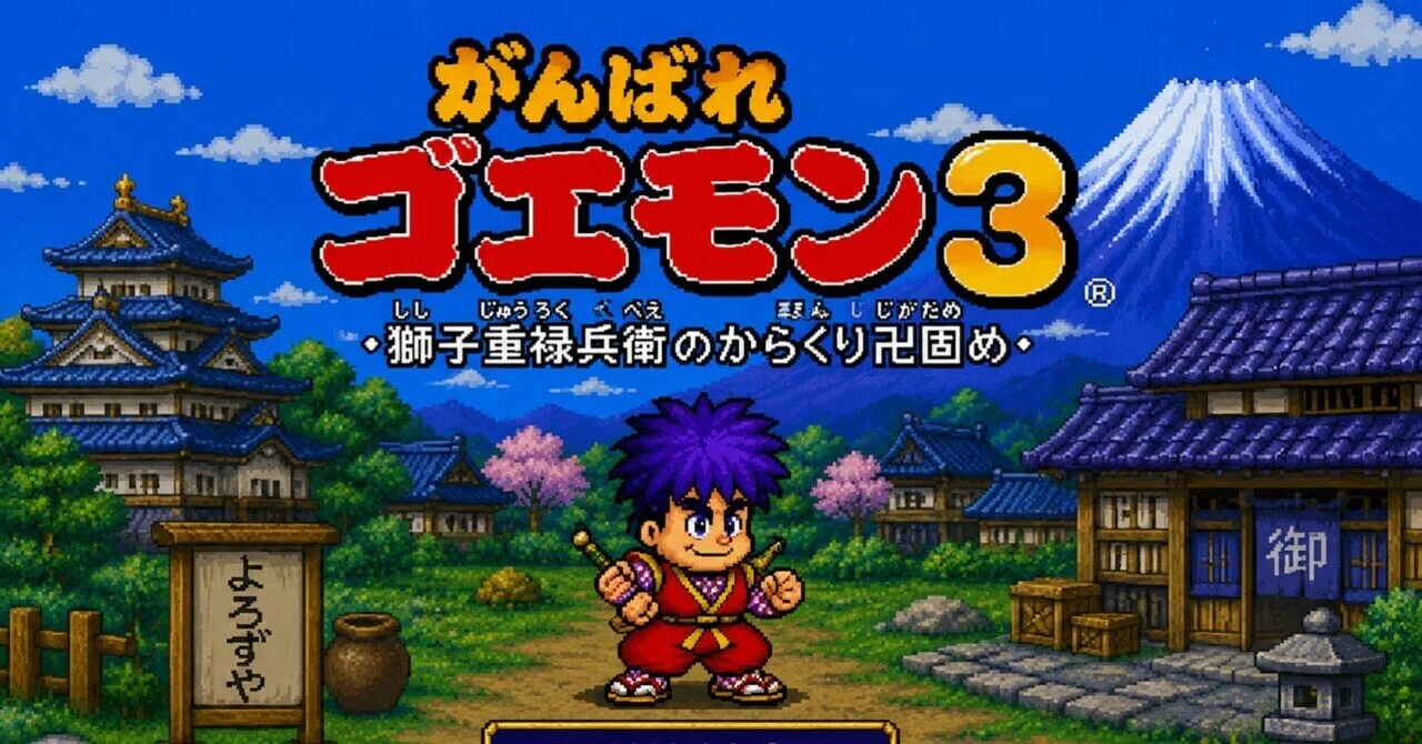 [Ganbare Goemon 3] Why it's still fun to play even though it's an old ...