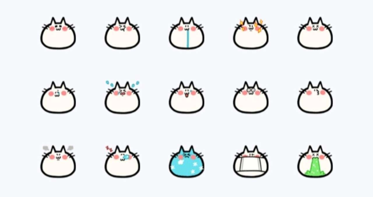 Line絵文字紹介 にゃんこ絵文字 ゆち Note