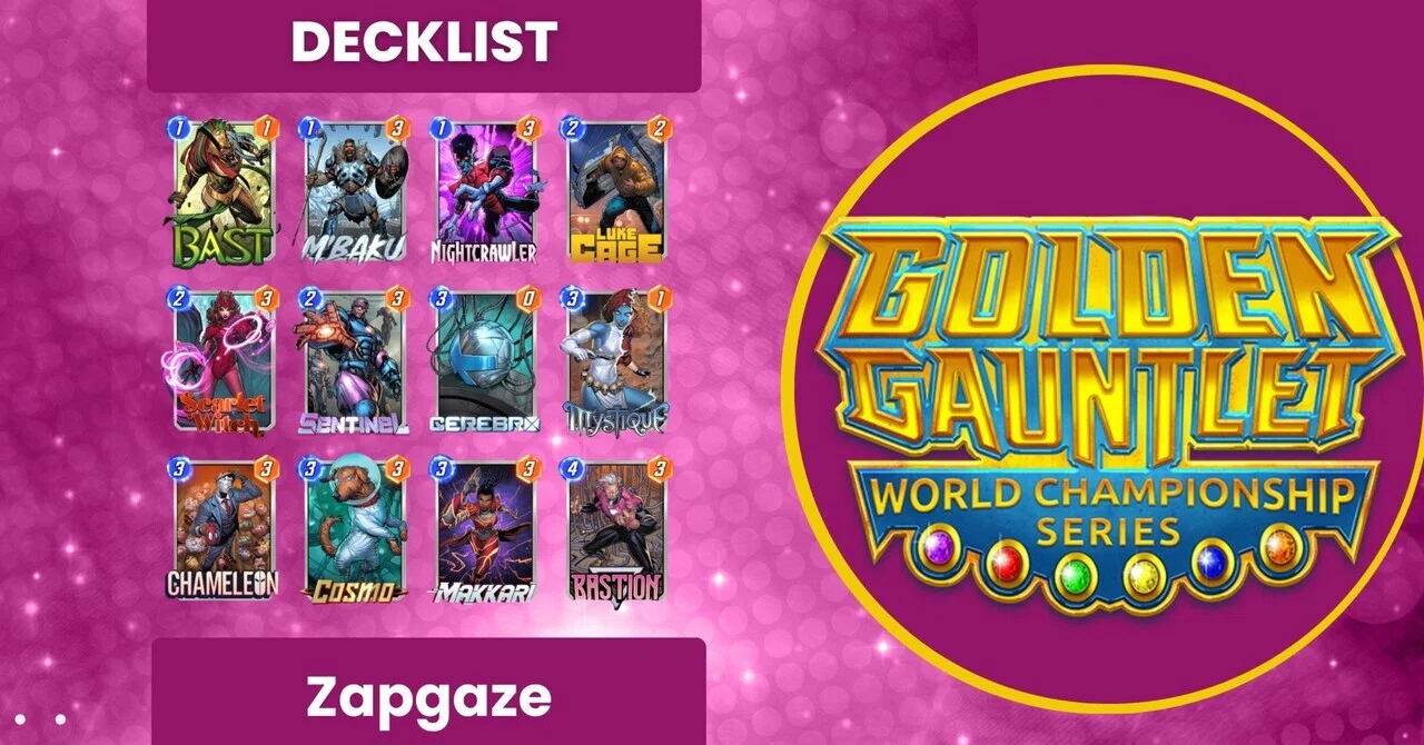 Congratulations to the Golden Gauntlet Q3 Champion 🏆 @Zapgaze