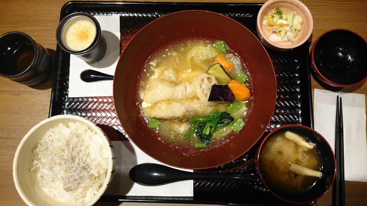 すけそう鱈の生姜みぞれあん定食 Kaori Note