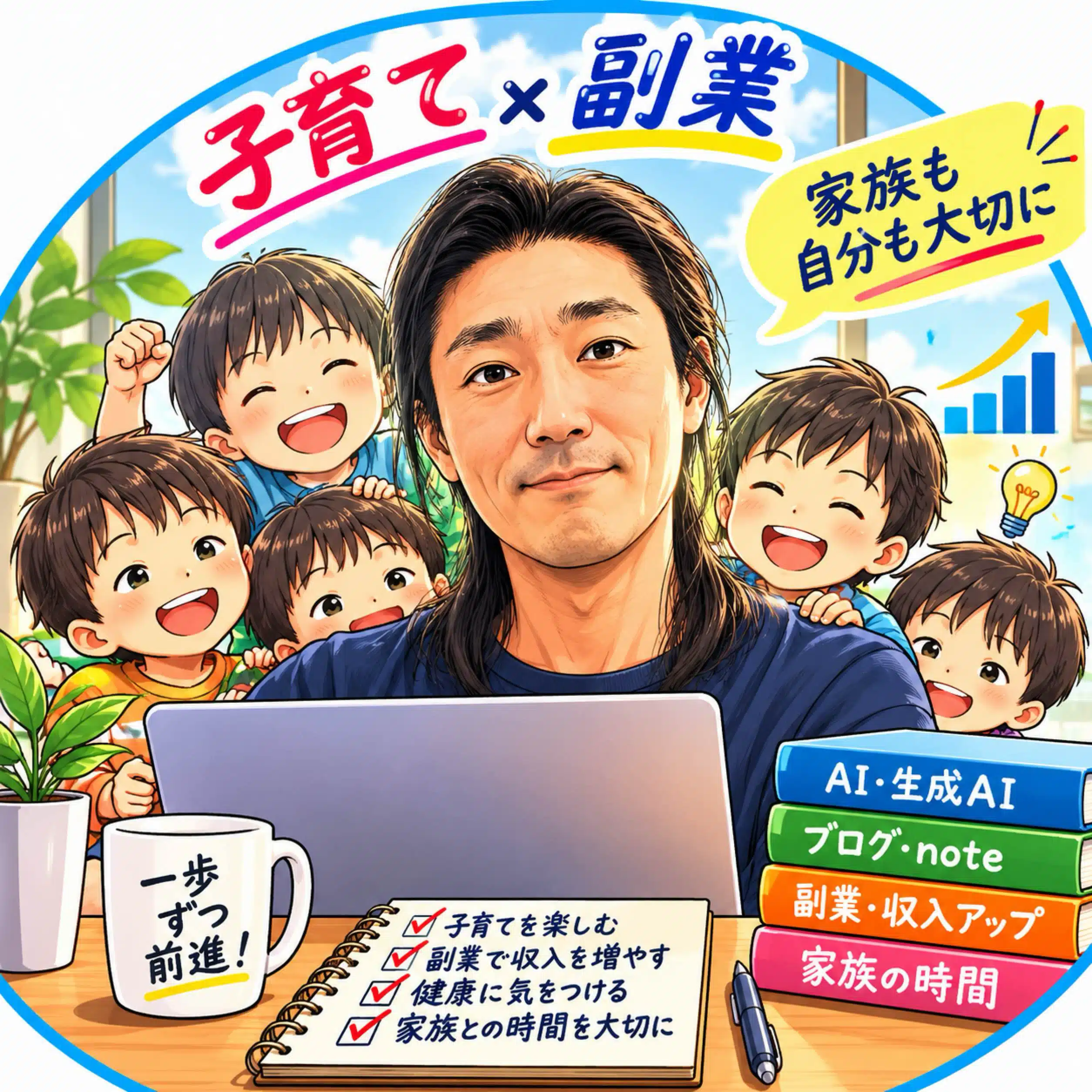 男だらけ6兄弟パパの40代からの挑戦