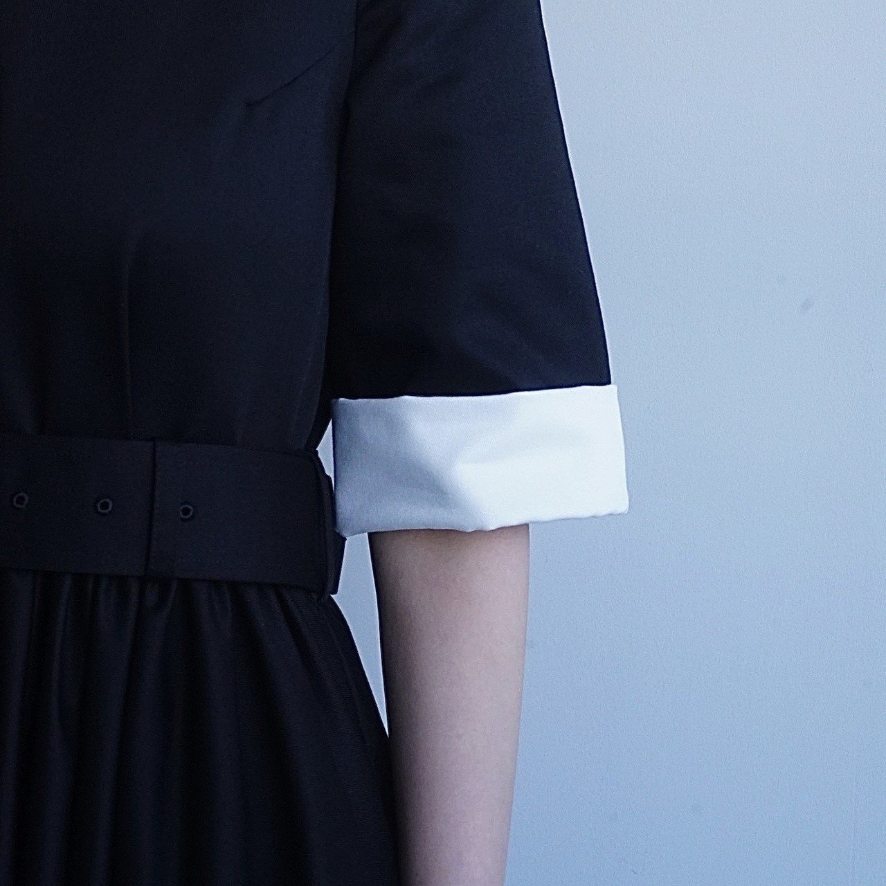 7/15 21:00~】大人のためのバイカラーワンピース【THE DRESS #22