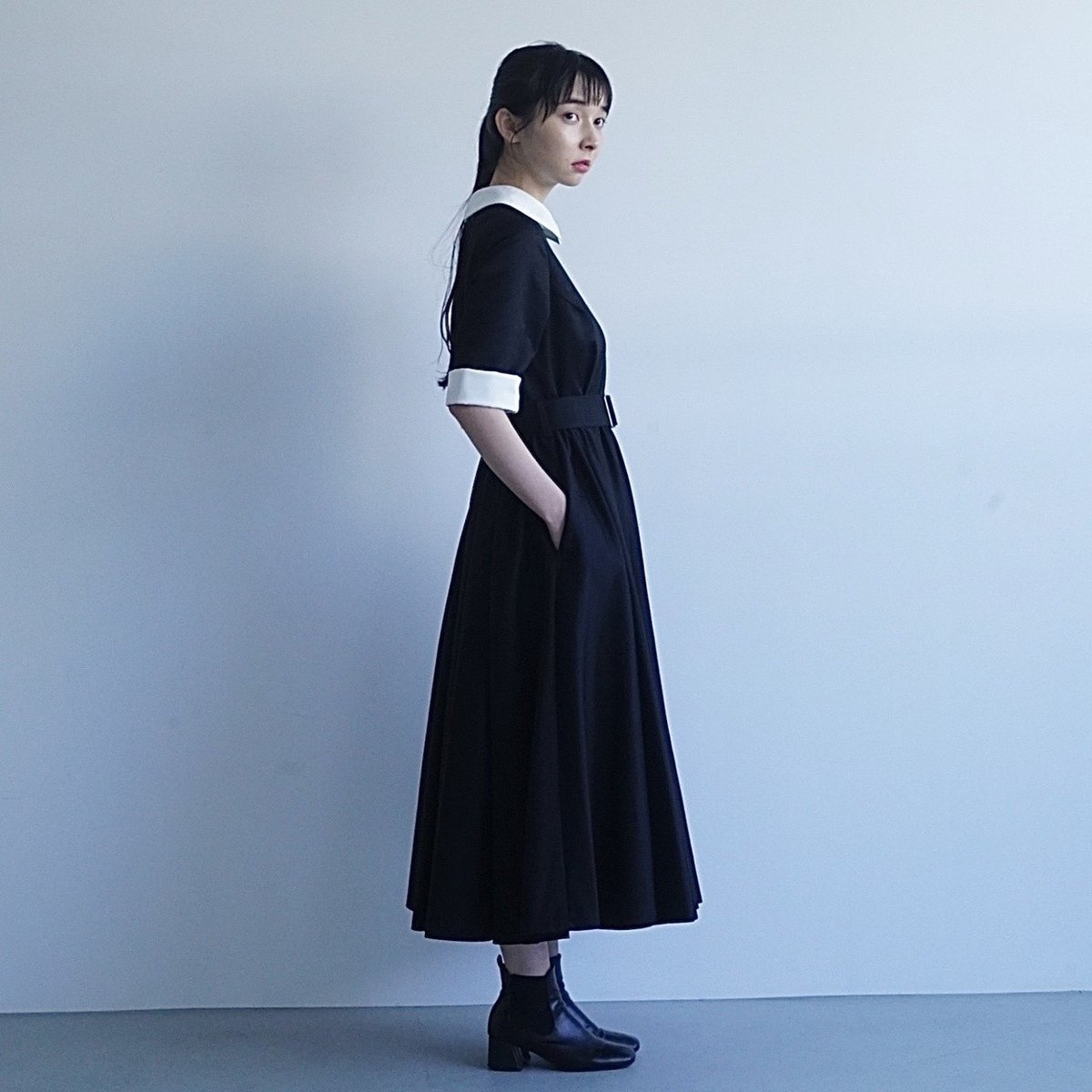 7/15 21:00~】大人のためのバイカラーワンピース【THE DRESS #22  