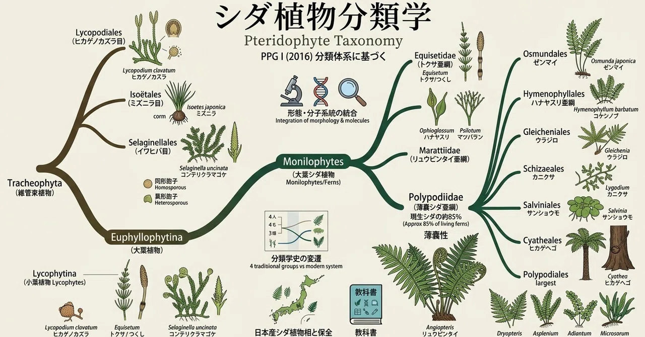 シダ植物分類学｜platypus2000jp