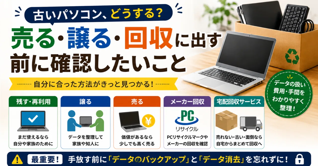 What to do with an old computer? Things to check before selling, giving ...