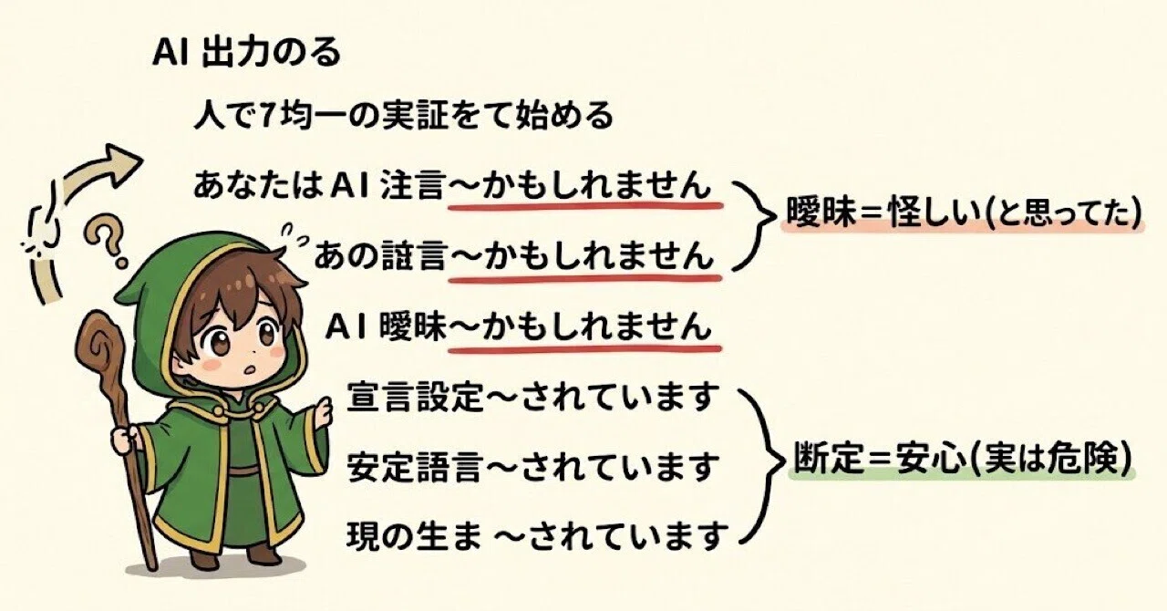 断定 口調