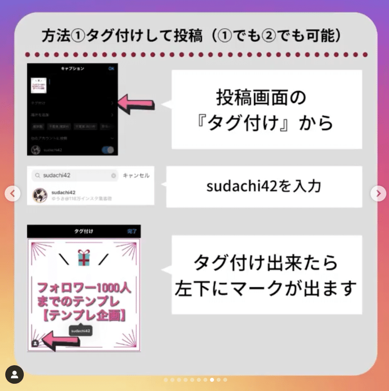 インスタの投稿の作り方 ゆうき インスタマスター Note