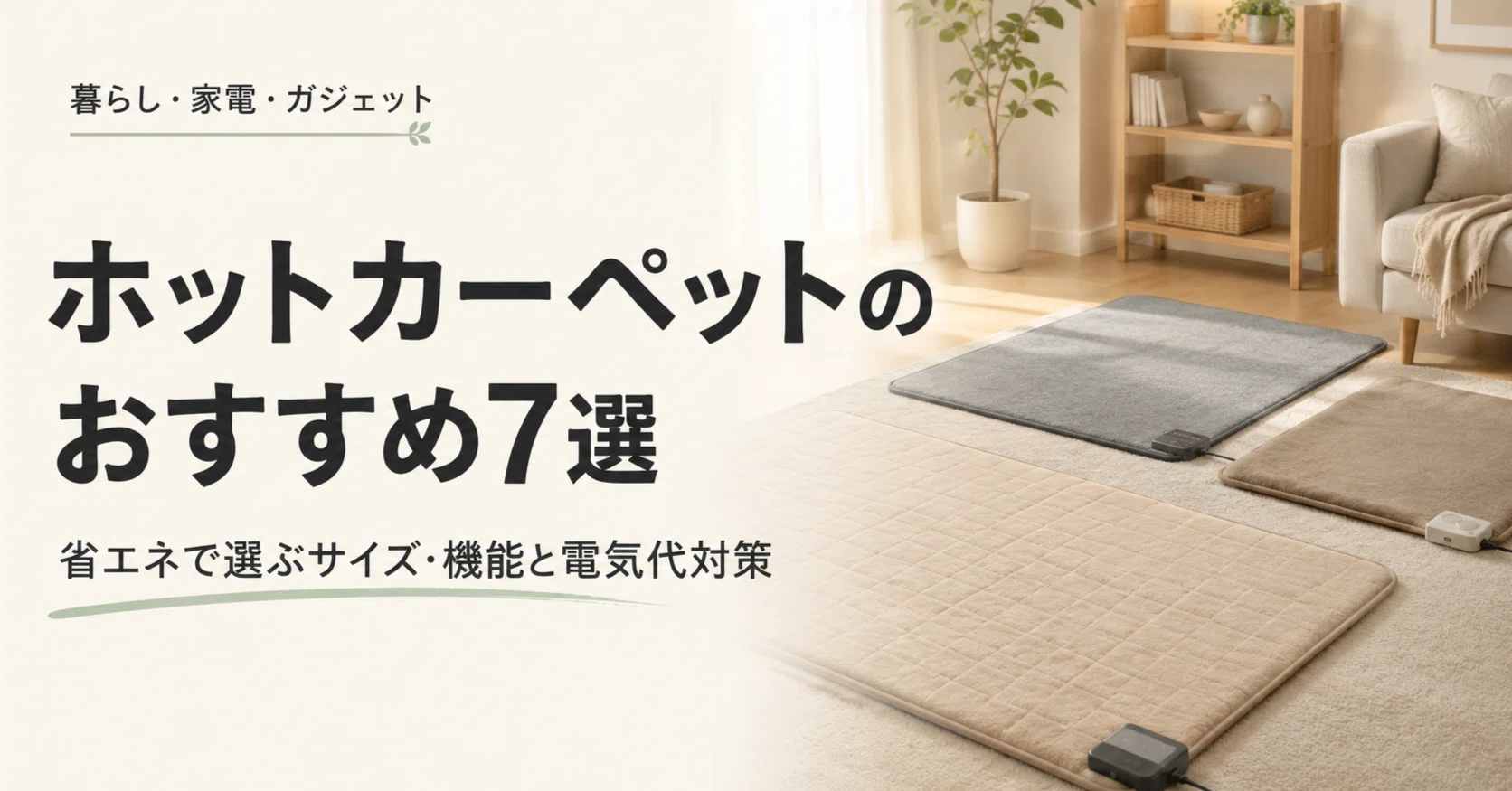 7 Recommended Heated Carpets | Choosing by Size, Features, and