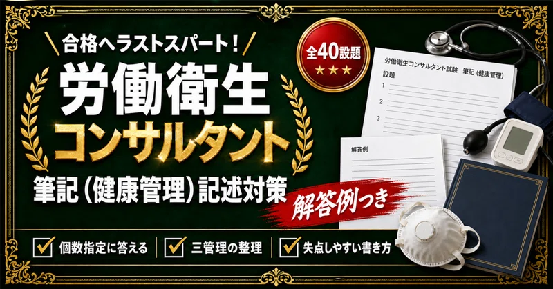 労働衛生コンサルタント 試験対策 全2冊セット - 2026-08｜スタディ