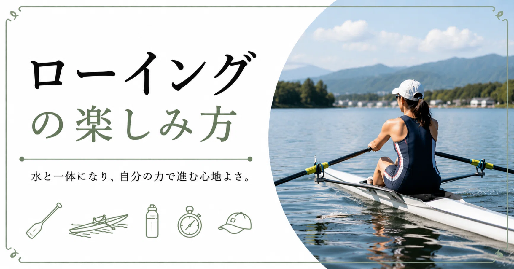 ローイングの楽しみ方｜休日のよりみち帖