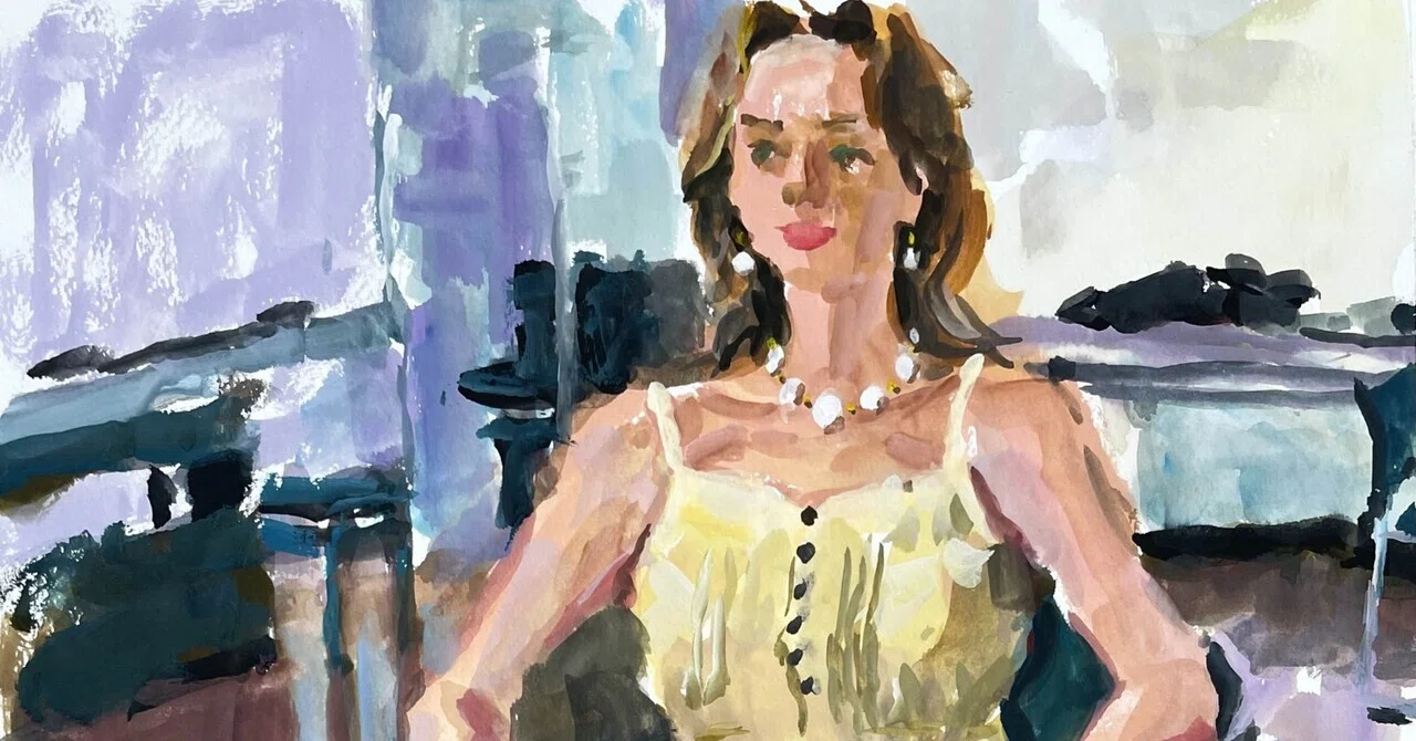 顔は、最後に来た ── ロシアの女性を描く｜川原隆寛｜画家