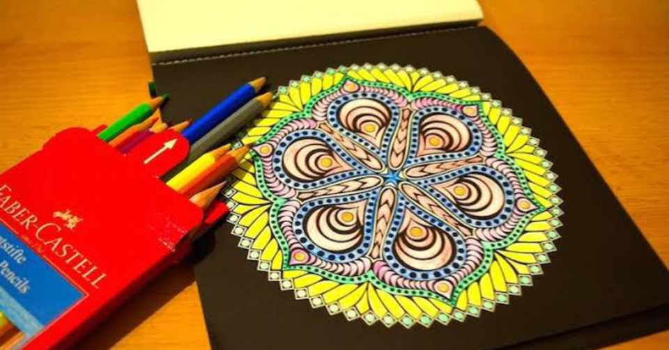 スッキリ マンダラアートの塗り絵 アトリエ Hikari Note