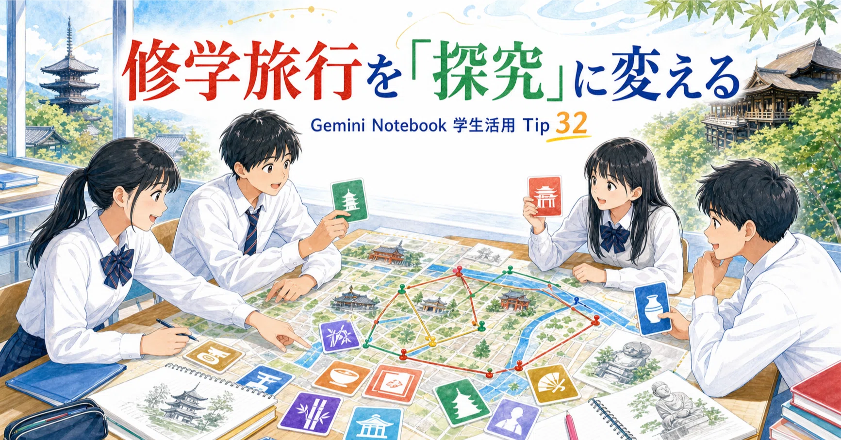 Gemini Notebook学生活用50本ノック】Tip 32 : 修学旅行を「自分だけの