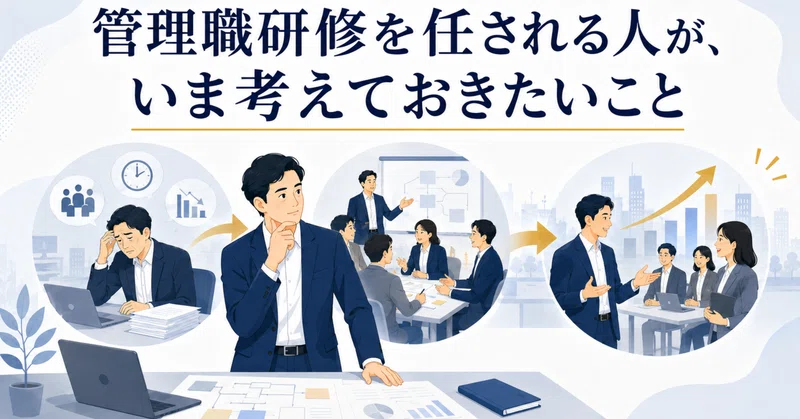 管理職研修を任される人が、いま考えておきたいこと