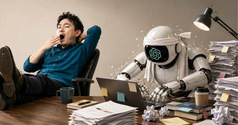 生成AIに仕事を奪わせている
