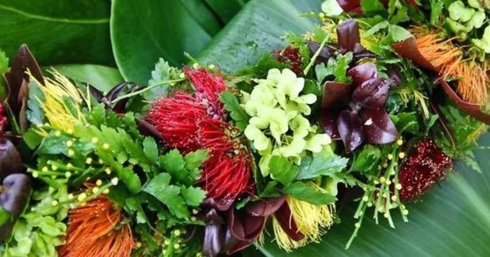 Alohaの象徴の花飾り レイ Aloha Connector Yass Note