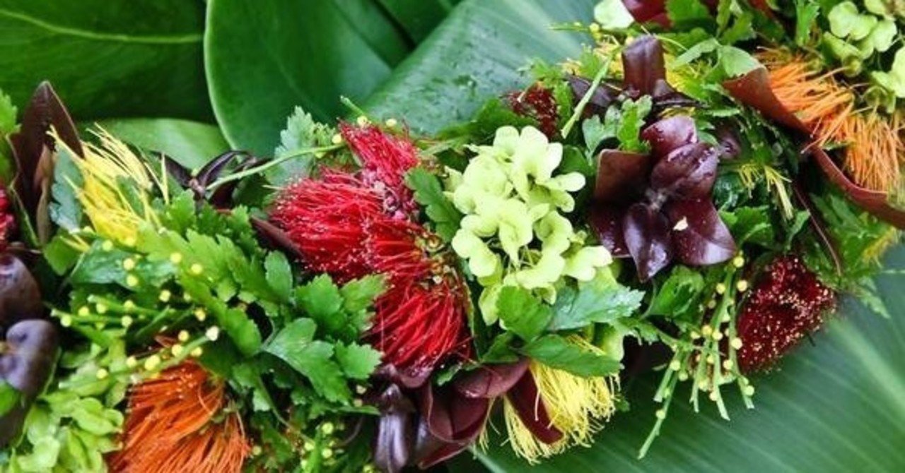 Alohaの象徴の花飾り レイ Yass Aloha Connector Note