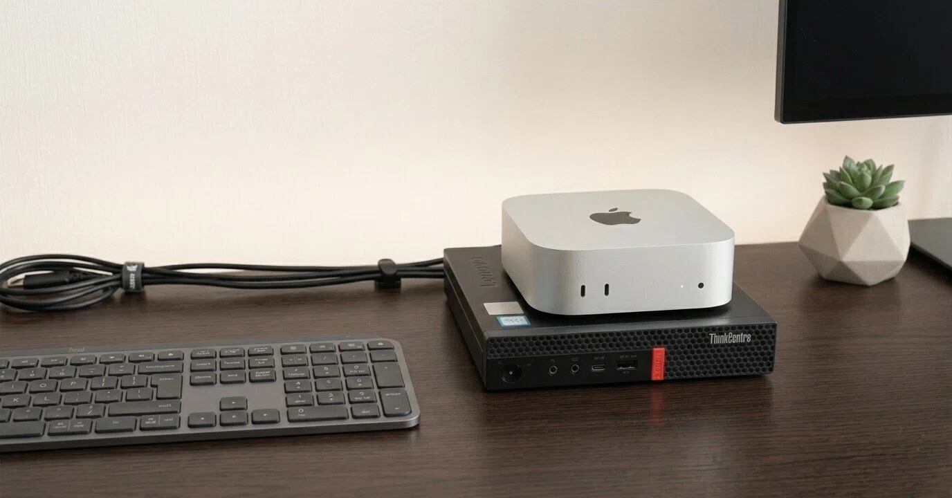 待ちに待ったMac miniが届いたので触ってみたらカルチャーショックの