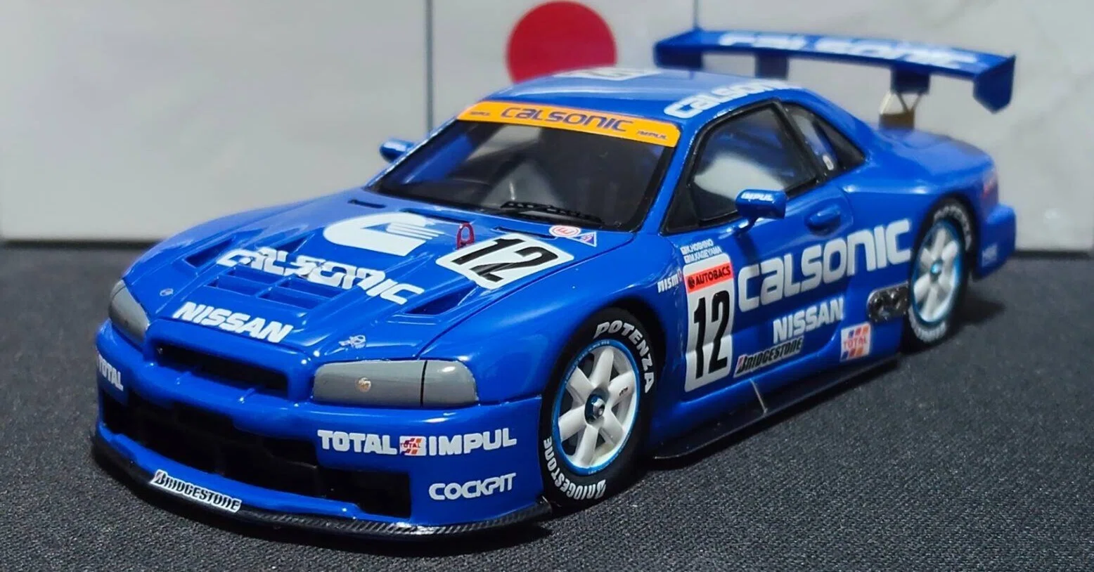 Spark 1/43 CALSONIC SKYLINE TEAM IMPUL - GT500 JGTC Rd.2 Fuji 1999