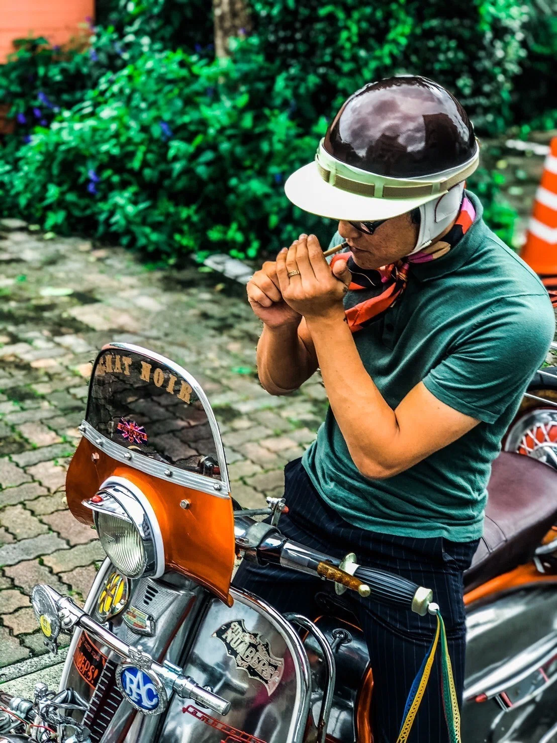 Jolly Roger カーバッヂ ② ランブレッタ ベスパ モッズ Scooter's