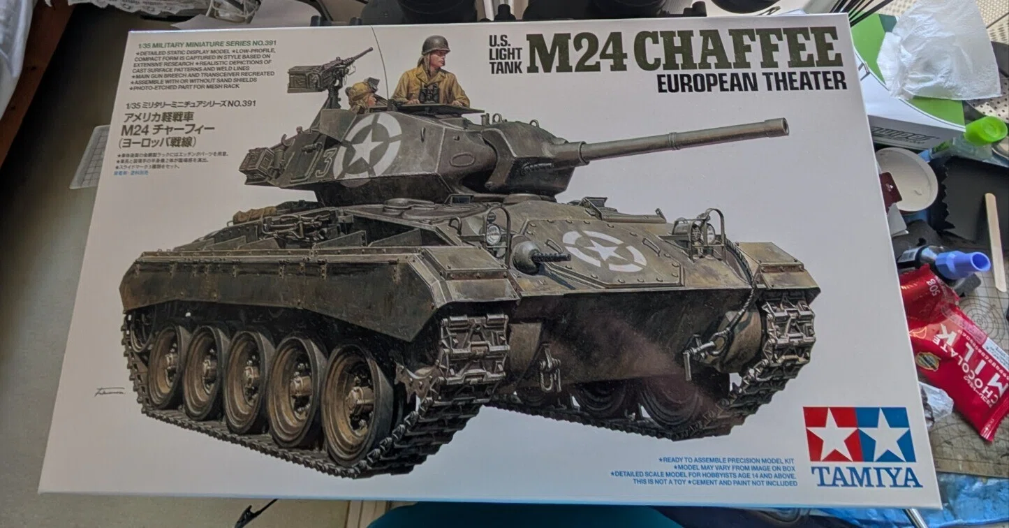 タミヤ 1/35 M24チャーフィー（ヨーロッパ戦線）を作りました。｜かいえん