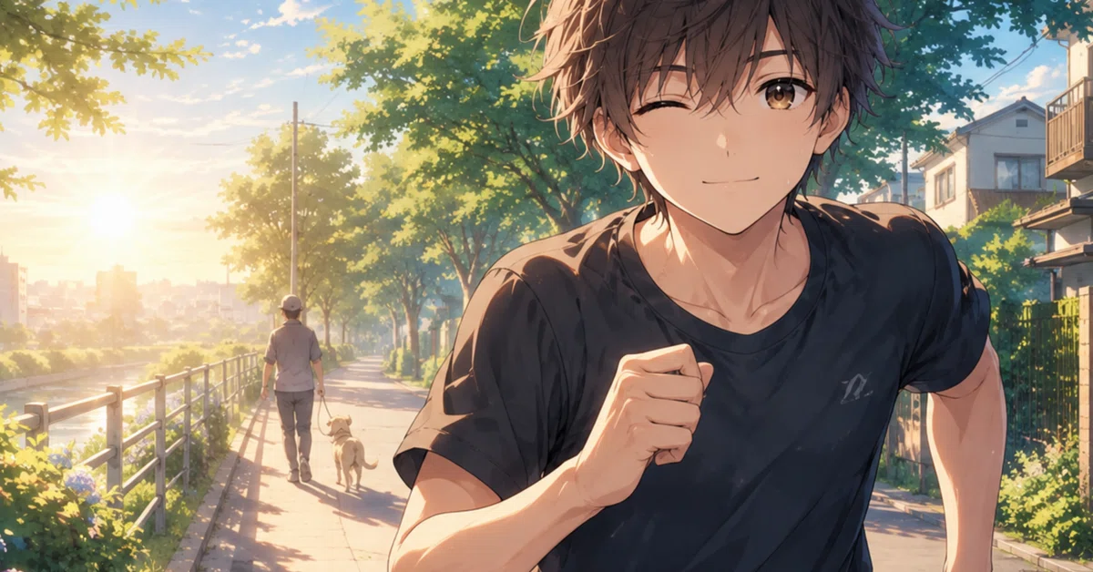 [Chat] I started morning running!｜片目のくろにー