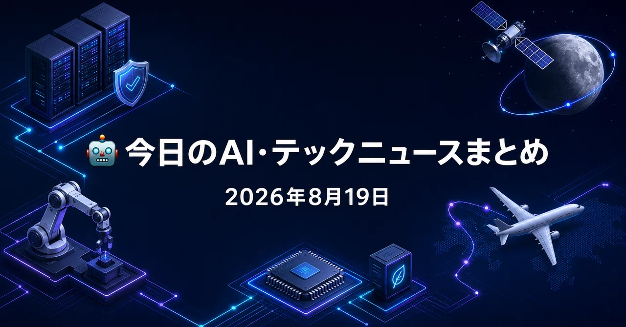 🤖 Today's AI & Tech News Roundup | August 19, 2026 | Shorou Ai