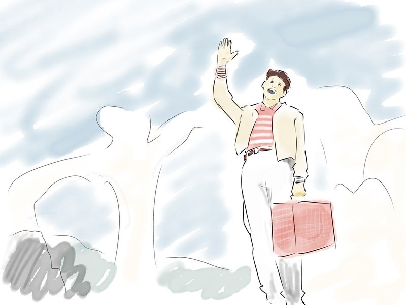 トゥルーマン ショー 映画イラスト 小平大智 Note