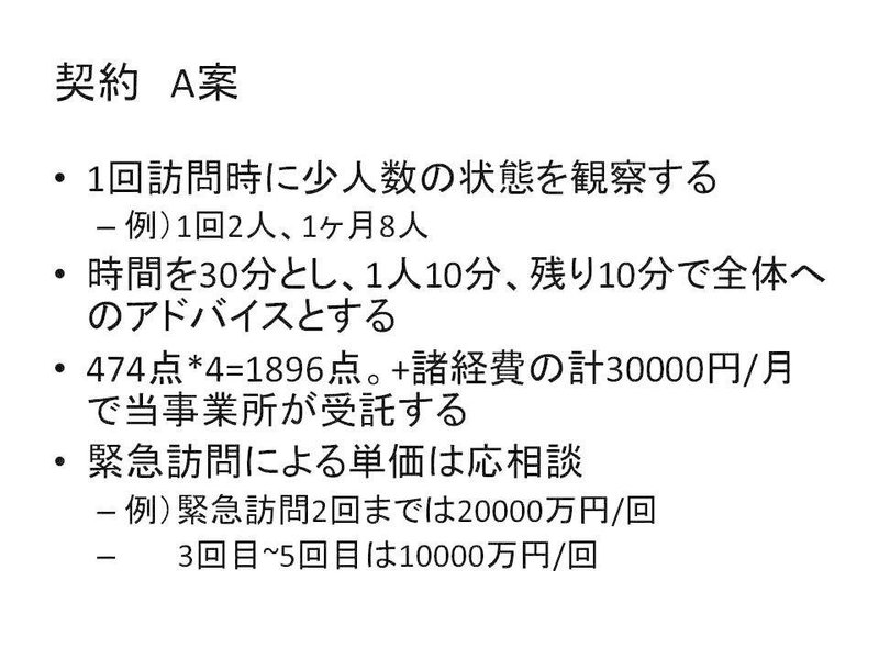 認知症グループホーム打合せ資料