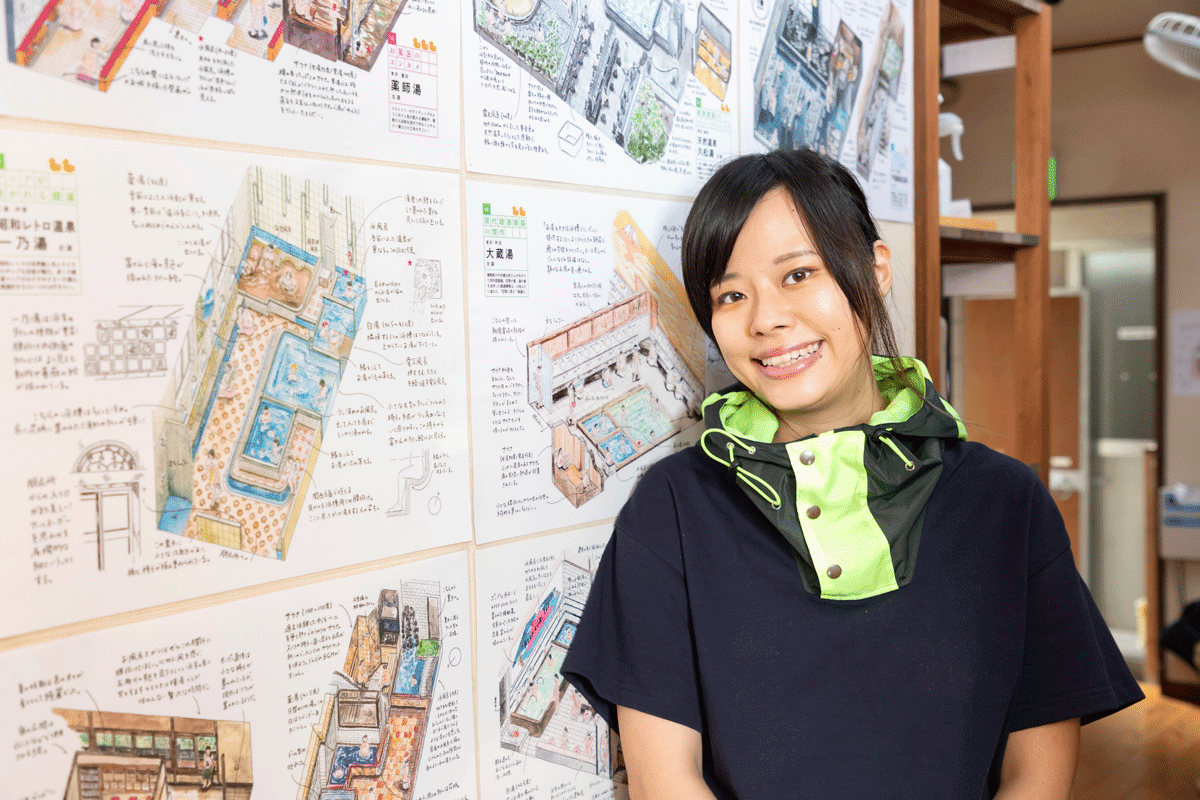 小杉湯番頭 兼 イラストレーターの塩谷歩波さんに訊いた 余白のあるくらし 個性の時代の社会とのつながり 山下pmc 広報 Note 小杉湯番頭 兼 イラストレーターの塩谷歩波さんに訊いた 余白のあるくらし 個性の時代の社会とのつながり 山下pmc 広報 Note