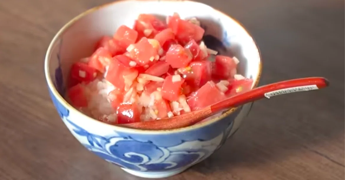 Tomato Over Rite Simple Gourmet Meal: Salted Tomato Rice|marie