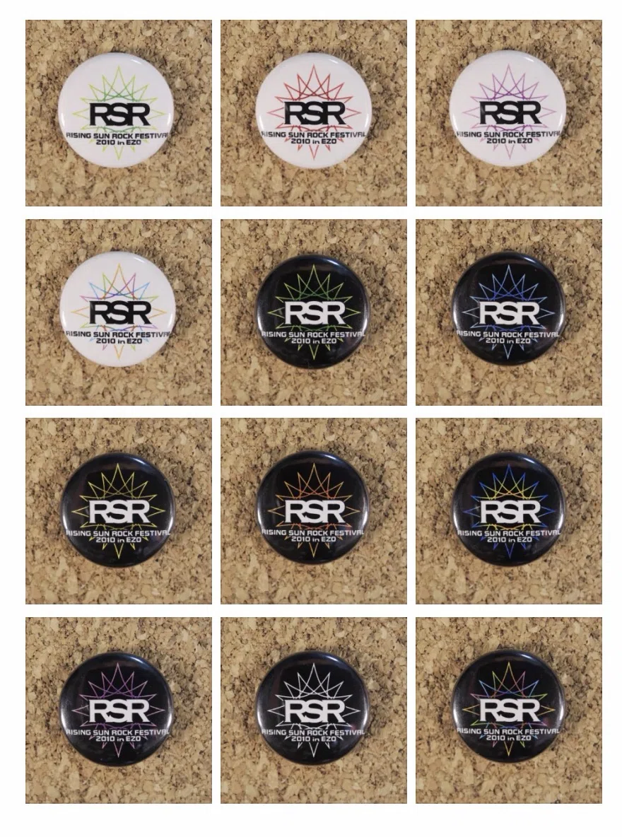 ライジングサンロックフェスティバル　缶バッジ　バッチ　RSR ガチャ　まとめ この缶バッジ持っていませんか？-RISING SUN ROCK FESTIVAL in EZO-｜川流