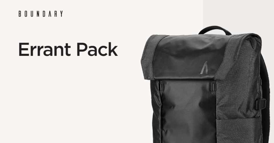 Boundary Supply Errant Backpackというリュックを買うか迷う マッキチ Note