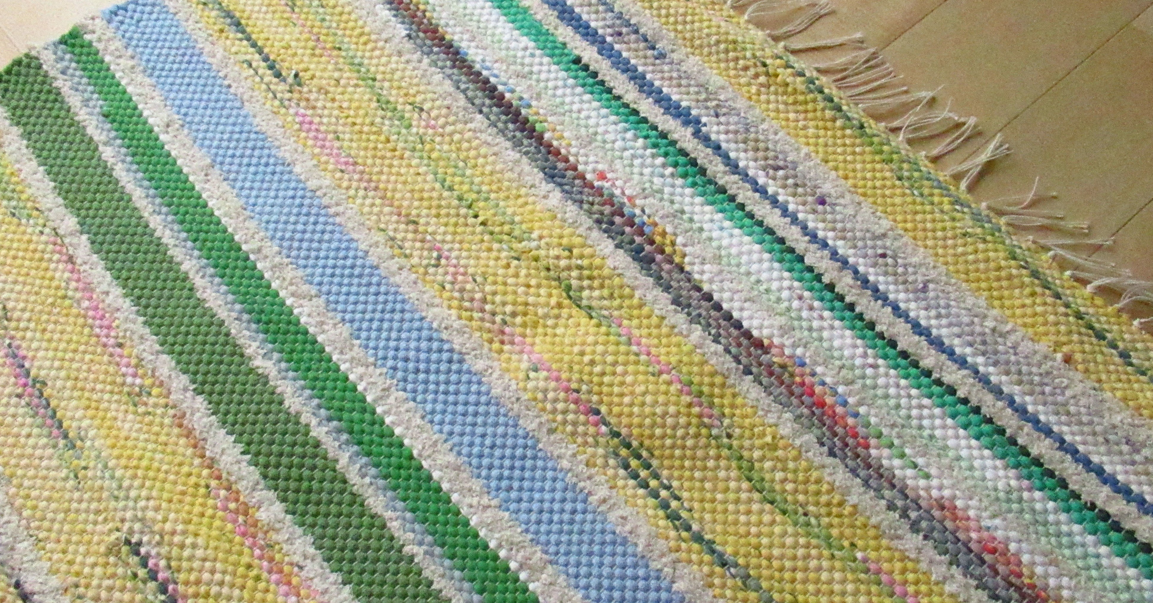 手織りのラグ。｜みちこ